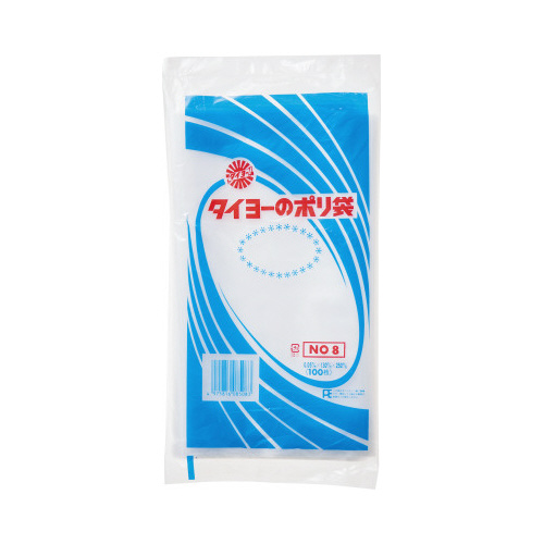 規格袋　０．０５ｍｍ厚　８号　１００枚画像