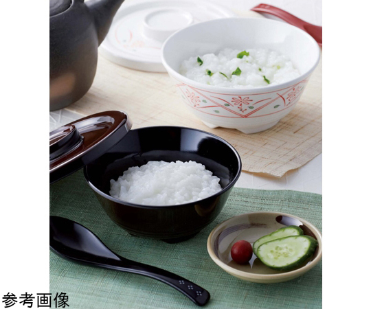 飯碗（身） 京小花 100個入 白地に小花模様が散りばめられた飯碗が整然と並んでいる様子