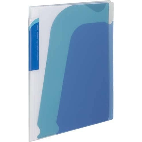 ポケットブック＜ノビータ＞４Ｐチャック付　青　５冊画像