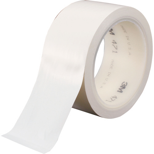 ﾌﾟﾗｽﾁｯｸﾌｨﾙﾑﾃｰﾌﾟ471 50mm×18.2m ﾎﾜｲﾄ 1巻画像