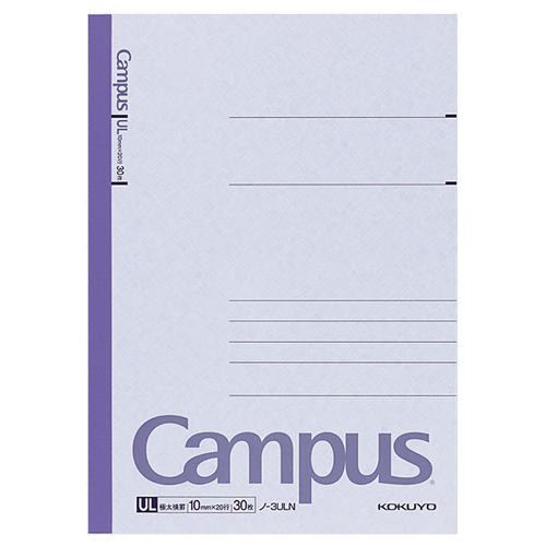ｷｬﾝﾊﾟｽﾉｰﾄ(極太横罫) ｾﾐB5 UL罫 30枚 1ｾｯﾄ(20冊)