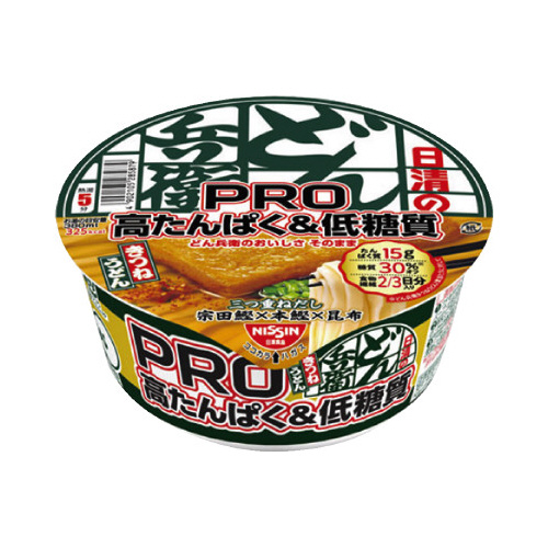 どん兵衛ＰＲＯ高たんぱく＆低糖質きつねうどん１２個画像