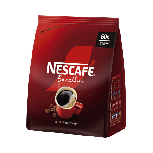 ネスカフェ　エクセラ　つめかえ用袋　６０ｇ×１２
