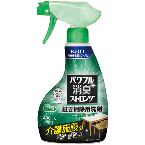 ﾊﾟﾜﾌﾙ消臭ｽﾄﾛﾝｸﾞ 拭き掃除用洗剤 本体 400mL 1本画像