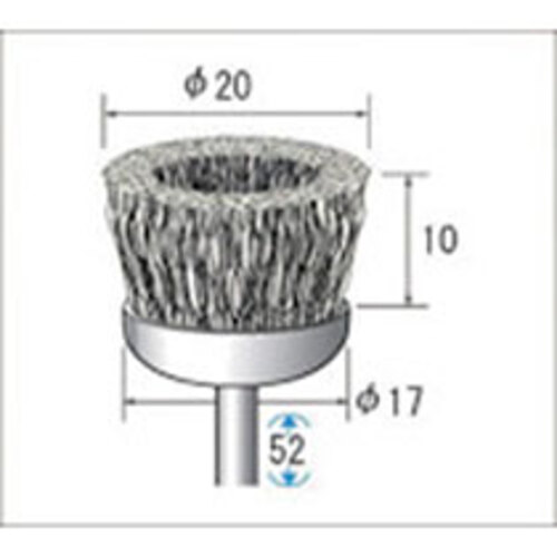 ﾜｲﾔｰﾌﾞﾗｼ ｽﾁｰﾙ 1ﾊﾟｯｸ(5本)画像