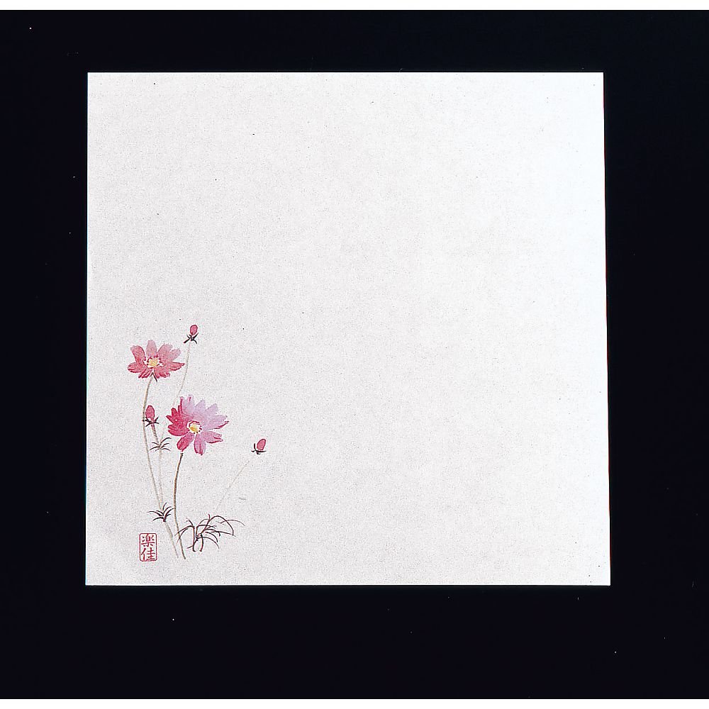 耐油懐敷18角(100枚入) 秋桜 M30-225画像