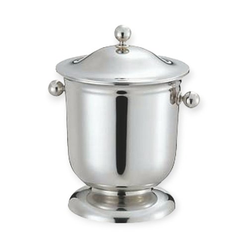 バー用品 UK 18-8ロイヤルアイスペール 蓋付