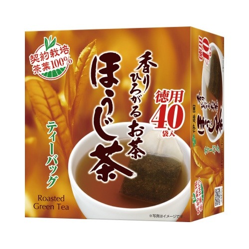 香りひろがるお茶ほうじ茶ティーバッグ４０袋画像