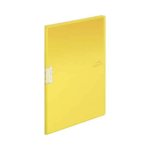 クリヤーブックモッテＡ４縦　２０Ｐ　黄画像