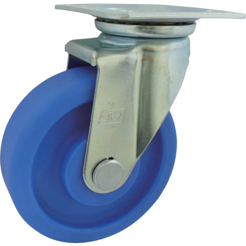 MCﾅｲﾛﾝ車輪(ﾍﾞｱﾘﾝｸﾞ無)ﾌﾟﾚｽ製自在金具付 1個画像