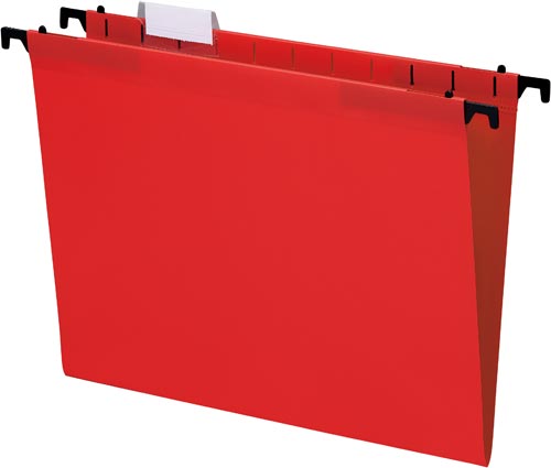 可動式ハンギングフォルダ　レッド　２５枚画像