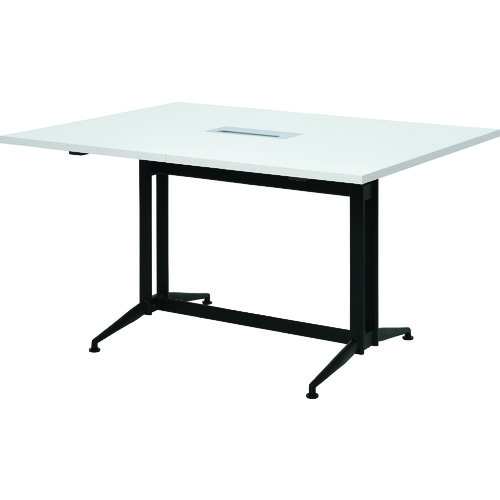 ＴＲＵＳＣＯ　Ｔ字脚大会議テーブル　基本　Ｗ１３００×Ｄ１０００×Ｈ７２０　ホワイト画像