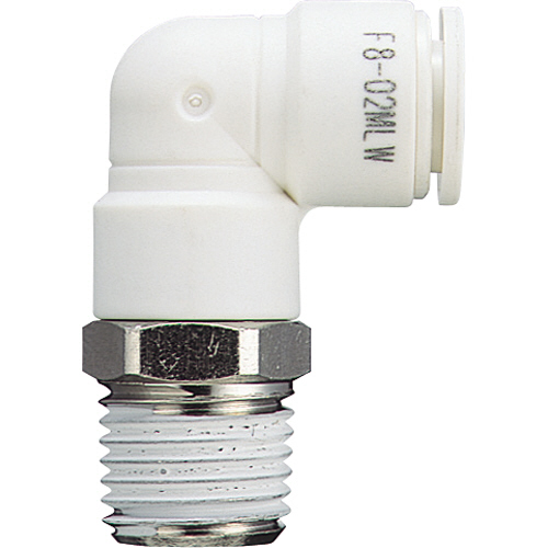 ﾀｯﾁｺﾈｸﾀｰﾌｧｲﾌﾞ ﾒｲﾙｴﾙﾎﾞ W(白)6mm･R1/8 1個画像