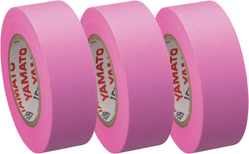 メモックロール詰替用　１５ｍｍ幅　ローズ　３巻入画像