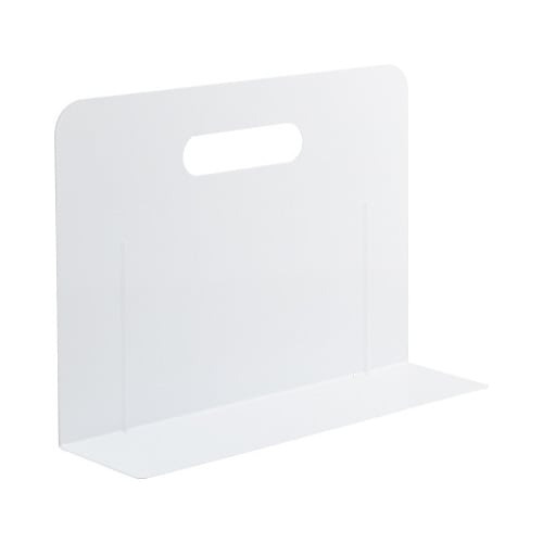 ブックエンド・ワイドタイプ（マグネット付）　　　白画像