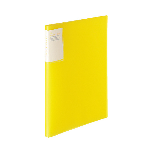 クリヤブックキャリーオール固定Ａ４縦２０Ｐ黄Ｘ３画像