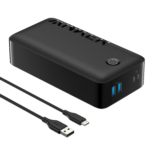 ﾓﾊﾞｲﾙﾊﾞｯﾃﾘｰ ANKER 347 Power Bank(PowerCore 40000)40000mAh ﾌﾞﾗｯｸ 1個