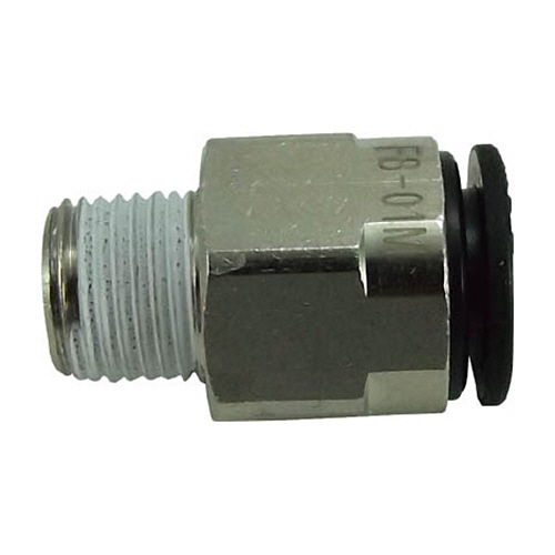 ﾀｯﾁｺﾈｸﾀｰﾌｧｲﾌﾞ ﾒｲﾙｺﾈｸﾀｰ 8mm･R1/8 1個画像