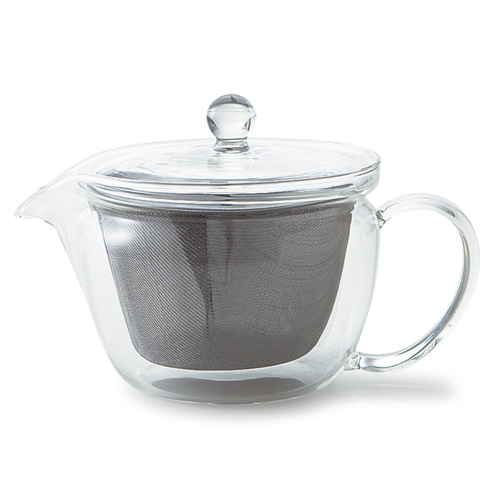 ティーポット 耐熱ガラス お茶ポット ワイド画像