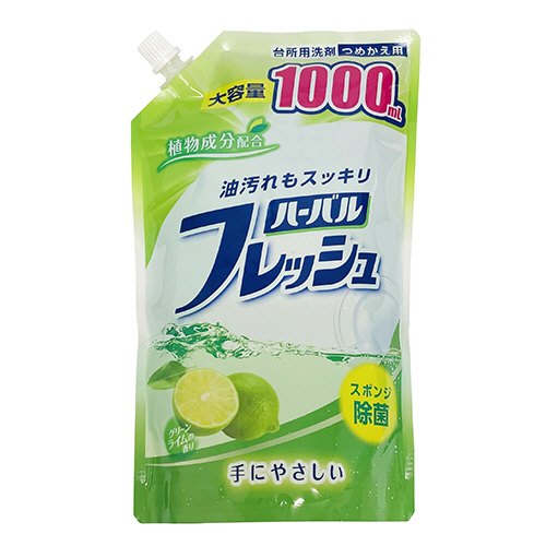 ﾊｰﾊﾞﾙﾌﾚｯｼｭ ﾗｲﾑ 詰替 特大 1000ml 1ﾊﾟｯｸ画像