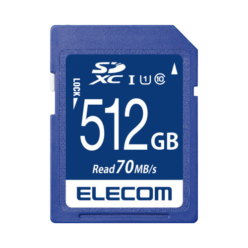 ＳＤカード　ｃｌｓａｓｓ１０対応　５１２ＧＢ画像