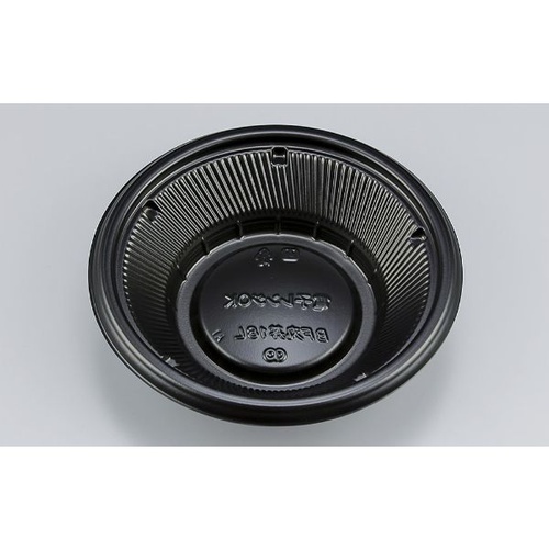 シーピー化成 どんぶり容器 BF丸丼18L 黒 本体画像