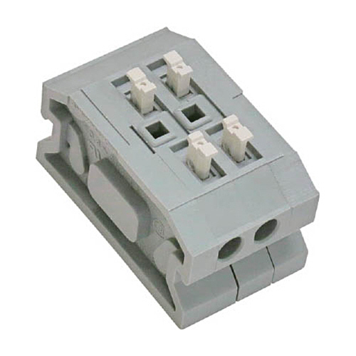 ｽｸﾘｭｰﾚｽ端子台 極数2 1個画像