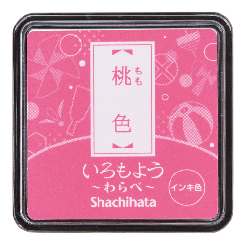 いろもよう わらべ ｽﾀﾝﾌﾟﾊﾟｯﾄﾞ 桃色(ももいろ) 1個画像