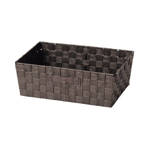 バスケット　浅型　ブラウン　５個入