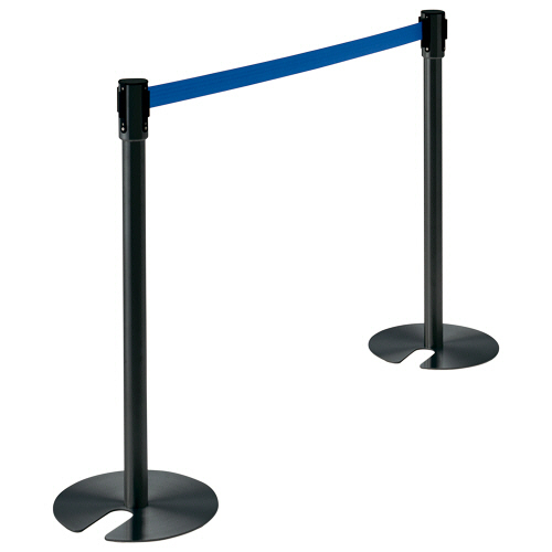 ﾍﾞﾙﾄﾊﾟｰﾃｰｼｮﾝｽﾀﾝﾄﾞ UN ﾎﾟｰﾙ:黒 ﾍﾞﾙﾄ:青(ﾅｲﾛﾝ) 1台画像