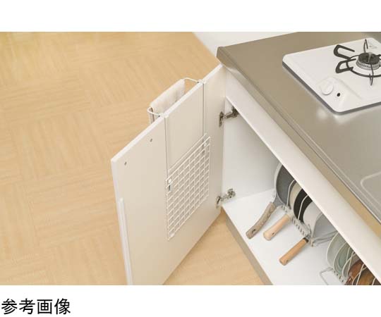 ルームラボ 扉掛けマルチハンガー 扉にかけられたフックが並んでいる様子