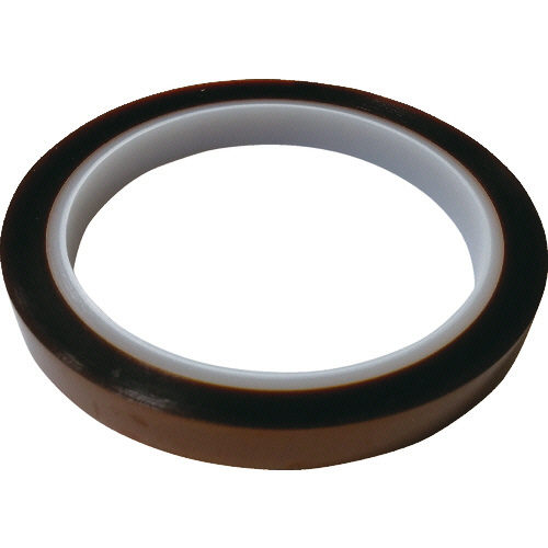 ﾎﾟﾘｲﾐﾄﾞ粘着ﾃｰﾌﾟ 10mm×33m 茶褐色 1巻画像