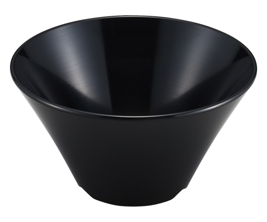 シンプル食器 めん鉢15 黒画像