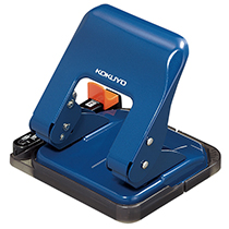 2穴ﾊﾟﾝﾁ ﾗｸｱｹ 25枚穿孔 青 1台画像