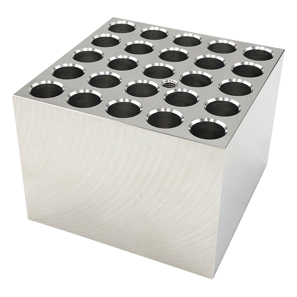 ドライブロックバス用アルミブロック　試験管15mm　25本用画像