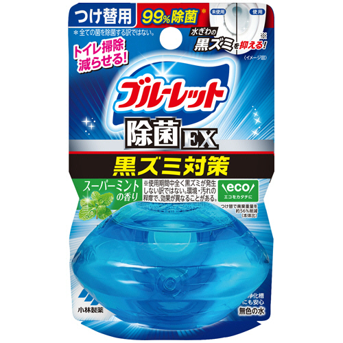 液体ﾌﾞﾙｰﾚｯﾄおくだけ 除菌EX ｽｰﾊﾟｰﾐﾝﾄ 付替用 67mL 1個画像