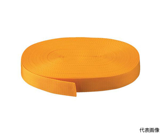 PPベルト幅50mmX長さ20m　黄画像