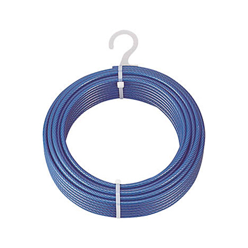 PVC被覆ﾒｯｷ付ﾜﾛｰﾌﾟ 4mm×20m 1巻画像