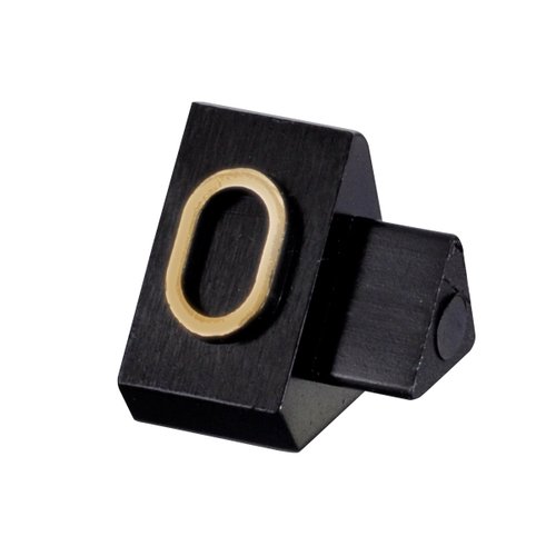 陳列備品 ニュープライスキューブ補充M用(20粒) 黒/金 0 友屋 黒と金のカラフルな補充パーツが整然と並んでいる様子