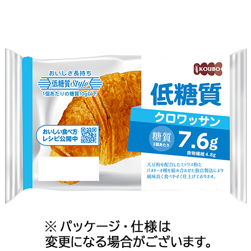 ﾛﾝｸﾞﾗｲﾌﾊﾟﾝ 低糖質ｸﾛﾜｯｻﾝ 1ｾｯﾄ(12個)画像