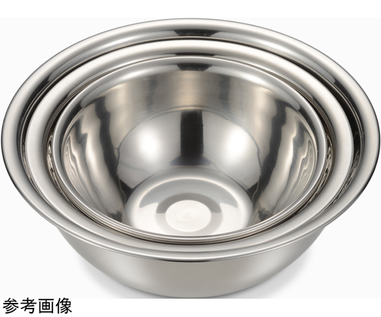 プロンジュⅢ ステンレスボール＆パンチングざる 6点セット ステンレス製のボウルとざるがセットになった状態で並べられ、きれいに整頓されている様子