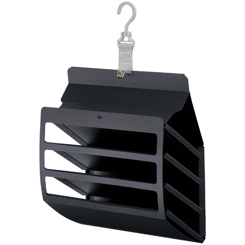 さっと出し入れできる壁掛けﾎﾟｹｯﾄ 書類･ｶﾀﾛｸﾞ用 ﾌﾞﾗｯｸ 1個画像