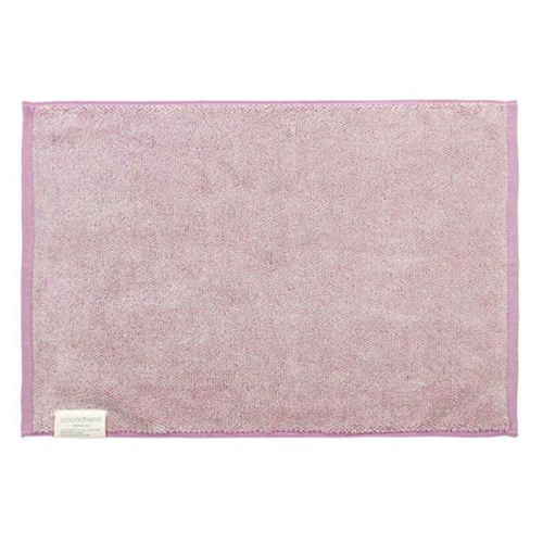 バスマット　40×60cm　ココマットバスマット　タオル　タオル地　速乾　ピンク画像
