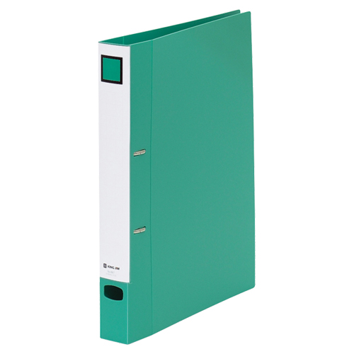 Dﾘﾝｸﾞﾌｧｲﾙ(脱･着) A4ﾀﾃ 2穴 250枚収容 背幅40mm 緑 1ｾｯﾄ(10冊)画像