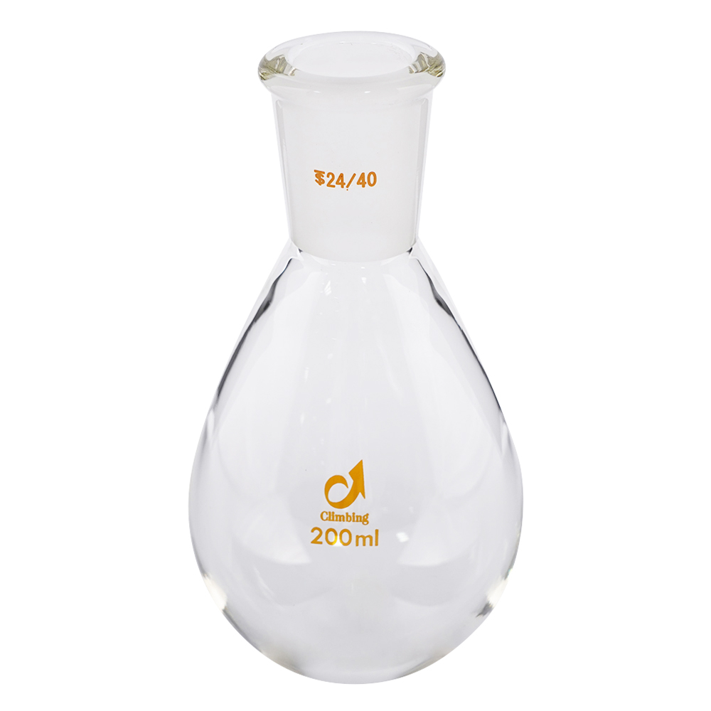 共通摺合茄子型フラスコ　200mL　TS24／40画像