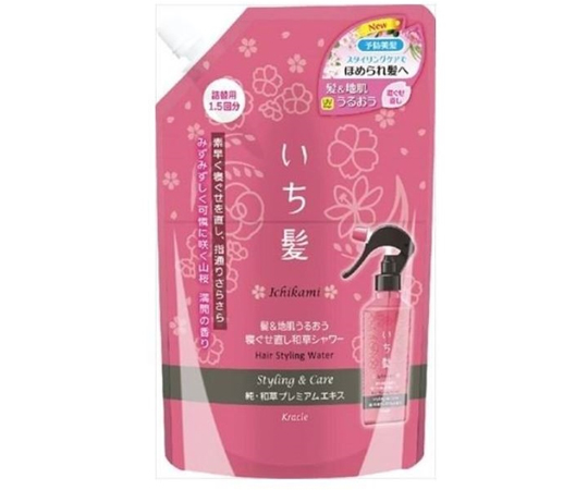 いち髪 地肌寝ぐせ直し 和草シャワー 替375mL