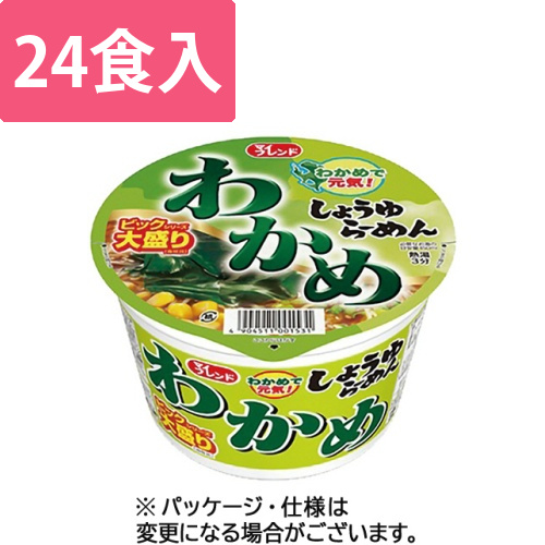 マイフレンド　ビック　わかめしょうゆらーめん　100g　1ケース(24食)画像