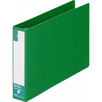 ﾍﾟｯﾄﾌｧｲﾙ A5ﾖｺ 2穴 180枚収容 背幅35mm 緑 1冊画像