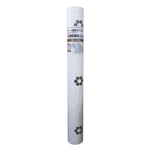 トイレマットジャンボタイプ 80cm×145cm プレーンヘキサフルール画像