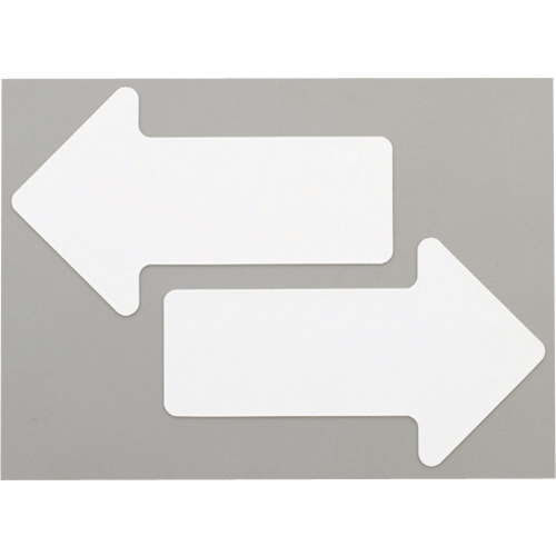 耐久ﾌﾛｱｻｲﾝｽﾞ矢印白 1袋(20枚)画像